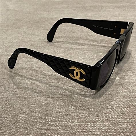 RARE Chanel Vintage Sunglasses Rhinestone CC Logo